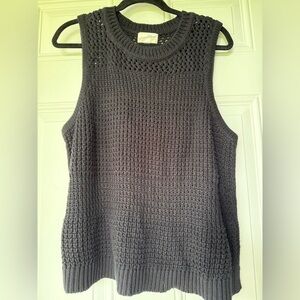 🎯50% OFF! Universal Thread black crochet sweater top